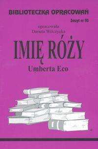 Biblioteczka opracowań nr 093 Imię Róży