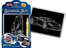 Scratch Art. Srebrna seria - Auto