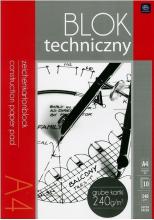 Blok techniczny A4/10K 240g Premium (10szt)