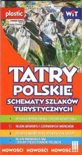 Schematy szlaków turystycznych. Tatry mapa