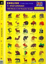 English. Find the pair. Wild animals