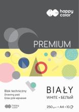 Blok techniczny biały A4/10K Premium HAPPY COLOR