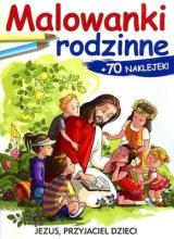 Malowanki rodzinne z naklejkami Jezus przyjaciel..