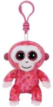 Beanie Boos Ruby - Różowa Małpka brelok