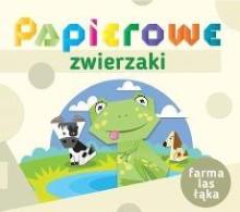 Papierowe zwierzaki Farma las łąka