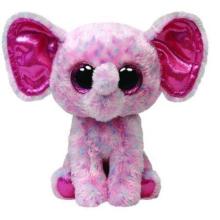 Beanie Boos Ellie - Różowy Słonik 24cm