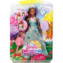 Barbie Dreamtopia. Kolorowe fryzury Brunetka