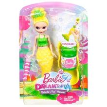 Barbie Dreamtopia. Bąbelkowa mała syrenka żółta