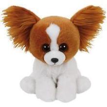 Beanie Babies Barks - Biało-brązowy Pies 15cm