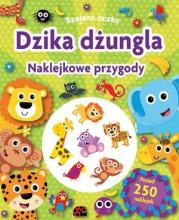 Szalone oczka. Naklejkowe przygody. Dzika dżungla