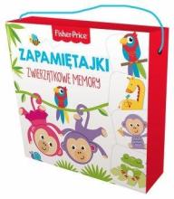 Fisher Price. Zapamiętajki. Zwięrzątkowe memory