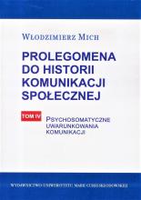 Prolegomena do historii komunikacji społecznej T.4