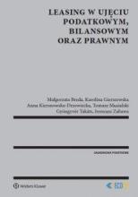 Leasing w ujęciu podatkowym bilansowym oraz...