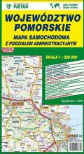 Województwo Pomorskie 1:220 000 mapa samochodowa