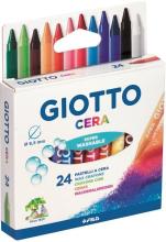 Kredki woskowe Cera 24 kolory GIOTTO