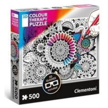 Puzzle 500 3D Color Teraphy Mandala