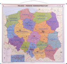 Mapa - Polska. Podział administracyjny 1:500 000