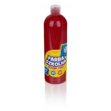 Farba szkolna ciemno czerwona 500ml ASTRA