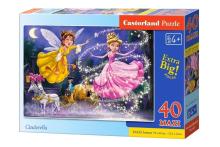 Puzzle 40 maxi - Cinderella CASTOR