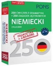 250 ćwiczeń/250 zagadek gramatyka. Niemiecki 2w1