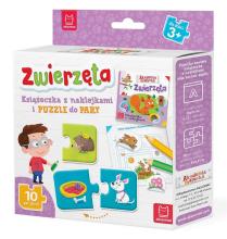 Zwierzęta. Książeczka + puzzle do pary