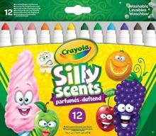 Flamastry zapachowe zmywalne 12 kolorów CRAYOLA