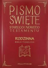 Biblia Tysiąclecia rodzinna ekooprawa, złocona