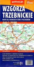 Mapa dla rowerzystów i piech. -Wzgórza Trzebnickie