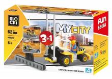 Klocki Blocki MyCity 3w1 62 el