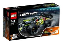 Lego TECHNIC 42072 Żółta wyścigówka