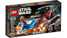 Lego STAR WARS 75196 A-Wing kontra TIE Silence