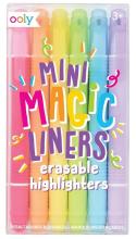 Zakreślacze wymazywalne Mini magic liners 6szt