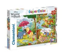 Puzzle 3x48 Super kolor Winnie the pooh