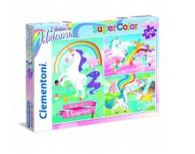 Puzzle 3x48 Super kolor I believe in unicorns