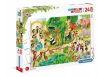 Puzzle 24 maxi Super kolor Zoo