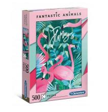 Puzzle 500 Fantastic animals Flamingo