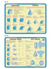 Podkładka edu. 029 - Graniastosłupy, ostrosłupy..