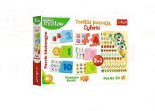 Puzzle Edukacyjne Trefliki poznają cyferki TREFL