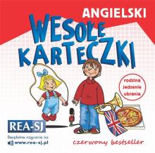 Angielski wesołe karteczki. Czerwony