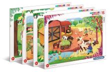 Puzzle ramkowe 15 Super kolor The Farm