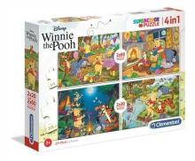 PUZZLE 2x20+2x60 Super kolor Winnie the Pooh