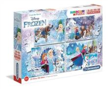 Puzzle 20+60+100+180 Progressive Superkolor Frozen