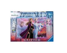 Puzzle 100 Frozen 2 XXL brokatowe