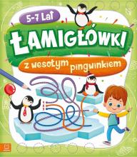 Łamigłówki z wesołym pingwinkiem 5-7 lat