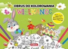 Obrus do kolorowania. Wielkanoc