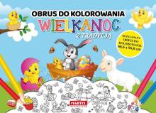 Obrus do kolorowania. Wielkanoc z tradycją