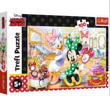 Puzzle 100 Minnie w salonie kosmetycznym TREFL