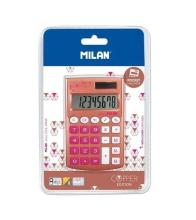 Kalkulator kieszonkowy Copper róż MILAN