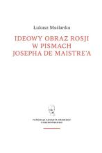 Ideowy obraz Rosji w pismach Josepha de Maistre'a