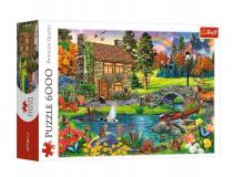 Puzzle 6000 Chatka w górach TREFL